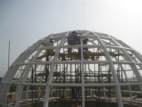 center hole design metal dome fabricators|dome framing guide.